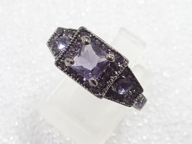 色石　指輪(16.5号)